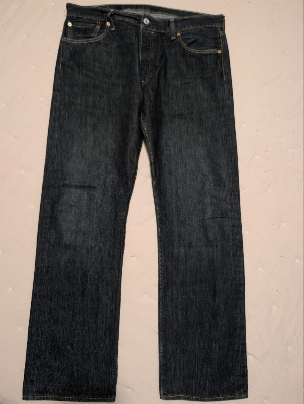 Levi's Men's Straight Jeans in Dark Charcoal